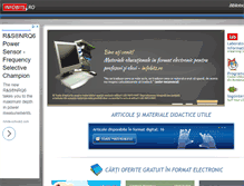 Tablet Screenshot of infobits.ro