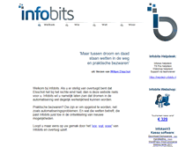 Tablet Screenshot of infobits.nl